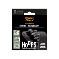 PanzerGlass Samsung S25 Ultra PANZERGLASS HOOPS CERAMIC kameravédő üveg 9H + segédkeret ÁTLÁTSZÓ mobiltelefon kellék