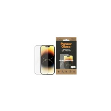 PanzerGlass Screen Protector Ultra Wide Fit Antibacterial iPhone 14 Pro fekete mobiltelefon kellék