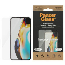 PanzerGlass Ultra-Wide Fit edzett üveg felhelyezést segítő kerettel Samsung Galaxy S23+ mobiltelefon kellék
