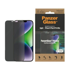 PanzerGlass Ultra-Wide Fit iPhone 14 Plus / 13 Pro Max 6,7&quot; Privacy Screen Protection antibakteriális képernyővédő fólia mobiltelefon kellék