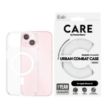 PanzerGlass Urban Combat iPhone 15 MagSafe Telefon tok - Átlátszó / Fehér tok és táska