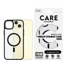 PanzerGlass Urban Combat iPhone 15 Plus MagSafe Telefon tok - Átlátszó / Fekete tok és táska