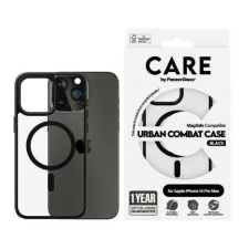 PanzerGlass Urban Combat iPhone 15 Pro Max MagSafe Telefon tok - Átlátszó / Fekete tok és táska