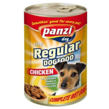 Panzi 415 g konzerv kutyáknak csirkés (24 db/- ) kutyaeledel