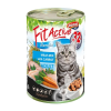 Panzi Állateledel konzerv PANZI FitActive felnőtt macskának hús-mix 415 g