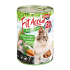 Panzi Állateledel konzerv PANZI FitActive felnőtt macskának liba- és nyúlhússal, répával 415 g