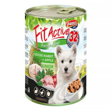 Panzi Állateledel konzerv PANZI FitActive junior kutyának (liba, nyúl) 415g kutyaeledel