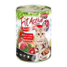 Panzi Állateledel konzerv PANZI FitActive junior macskának marha- és bárányhússal 415 g macskaeledel