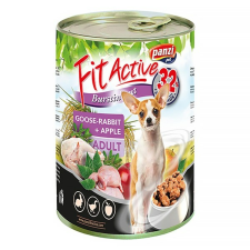Panzi Állateledel konzerv PANZI FitActive kutyának (liba, nyúl, alma) 415g kutyaeledel