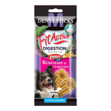 Panzi Fit Active Denta-Sticks Hypoallergenic Digestion M 150 g - jutalomfalat rozmaring, kurkuma jutalomfalat kutyáknak