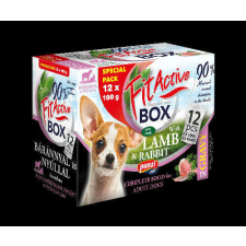 Panzi Fit Active Dog 12x100 g alutasakos eledel Bárány & Nyúl szószban 314655 kutyaeledel
