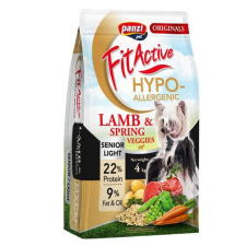 Panzi FitActive Originals Senior/Light Hypoallergenic Lamb&Spring Veggies kutyatáp 4kg kutyaeledel