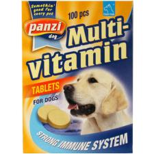 Panzi multivitamin tabletta kutyáknak az ellenállóképességért (100 db) vitamin, táplálékkiegészítő kutyáknak