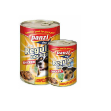Panzi | Regular | Felnőtt kutyáknak | Konzerv | Csirke - 1240 g kutyaeledel
