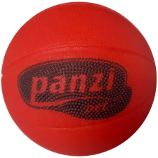 Panzi színes kosárlabda kutyáknak (8cm) - Piros játék kutyáknak
