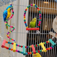  Papagáj Játszó Szett - Interaktív Madárjáték Készlet Szórakoztató és Fejlesztő Elemekkel játék madaraknak