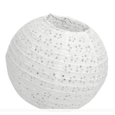  Papír lampion csipkés- 30cm party kellék
