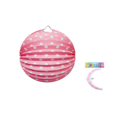 Papír lampion gömb 25 cm party kellék