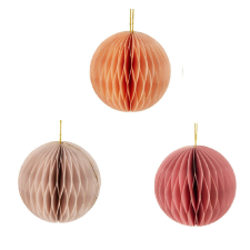  Papír lampion gömb mix 10cm dekorációs kellék