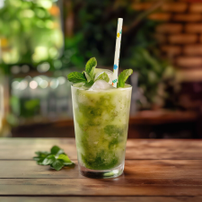  Papír szívószál - virág - 197 x 6 mm - 25 db / csomag konyhai eszköz