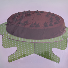  Papír tortaállvány - 30 cm dekorációs kellék