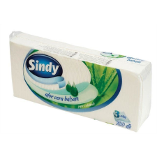. Papír zsebkendő, 3 rétegű, 100 db, "Sindy", aloe vera higiéniai papíráru