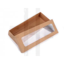  Papírdoboz átlátszó 10,5x30 cm - 5 db/csomag dekorációs kellék