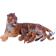 Papo fekvő tigrisanya kölykeivel 50156 játékfigura