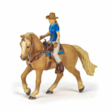 Papo figura szett Cowgirl (Vacarita) Usa Horse játékfigura