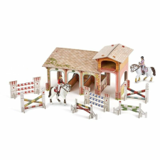 Papo figura szett Pony Club-kartondoboz+4 figura játékfigura
