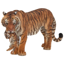 Papo - nőstény tigris kölykével játékfigura