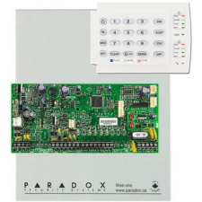 Paradox SP5500+ központ panel + K10H vízszintes kezelő + fémdoboz biztonságtechnikai eszköz