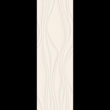 Paradyz Neve 25x75cm strukturált fehér matt fali csempe csempe