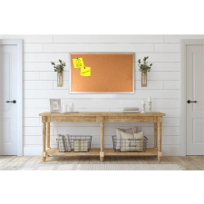  Parafatábla, 60x100 cm, fa keret, VICTORIA VISUAL parafatábla