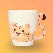  Párduc bögre farok füllel bögrék, csészék