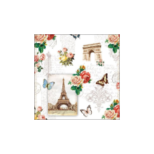 Paris Monuments papírszalvéta 33x33cm,20db-os asztalterítő és szalvéta
