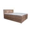 Parkbútor ARAMIS bézs kárpitozott boxspring ágy 180*200