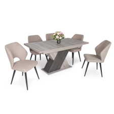 Parkbútor Diana étkezőasztal Aspen székkel - étkezőgarnitúra bútor