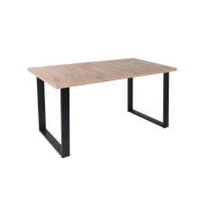 Parkbútor ZOÉ porfestett lábú modern artisan tölgy étkezőasztal bútor