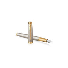 Parker Füller IM     Premium Warm Silver              F Blau Geschenkbox (1931684) toll