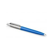 Parker Golyóstoll, 0,7 mm, ezüst színű klip, kék tolltest, PARKER \"Royal Jotter Originals\", kék toll