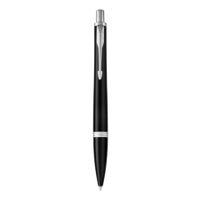 Parker Golyóstoll, 0,7 mm, ezüst színű klip, matt fekete tolltest, PARKER, "Royal Urban", kék toll