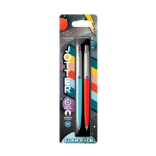 Parker Golyóstoll szett, 0,7 mm, ezüst színű klip, piros és kék tolltest, PARKER Jotter Glam Rock, kék (ICPJRGRPK) toll