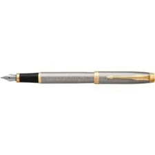Parker Royal IM arany klipsz csiszolt fém töltőtoll (PARKER_7040304005) toll