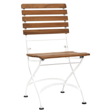 PARKLIFE összecsukható szék natúr-fehér, 2 db kerti bútor