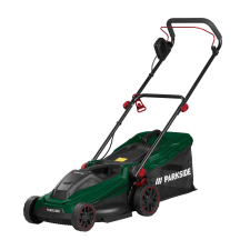 Parkside PRM 1500 B2 Turbo Power elektromos fűnyíró, turbómotoros, magas forgatónyomatékkal, 1500 W (36 cm vágásszélesség) fűnyíró