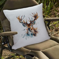  Párna vadászoknak - Festett szarvassal lakástextília
