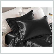  Párnahuzat Fényes fekete 2db  60 x 70 8720578109135 lakástextília