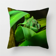  Párnahuzat | Zöld Párduc kaméleon minta - 45x45cm lakástextília