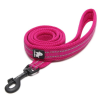  Párnázott kutya póráz – fényvisszaverő, 2 cm x 200 cm, rózsaszín